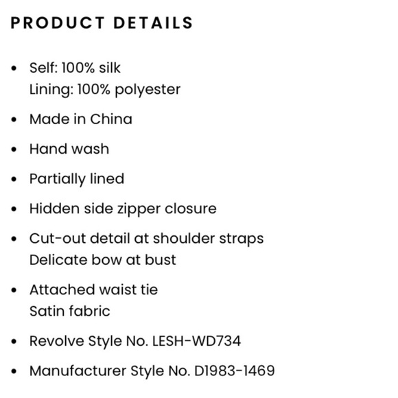 New Without Tags Never worn Loveshackfancy silk gown in size 4. - Picture 7 of 9